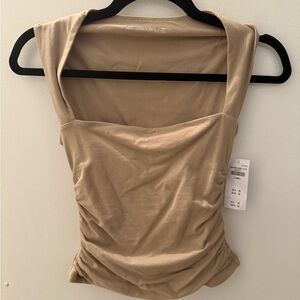 NEW Abercrombie Tan Top. Size XS